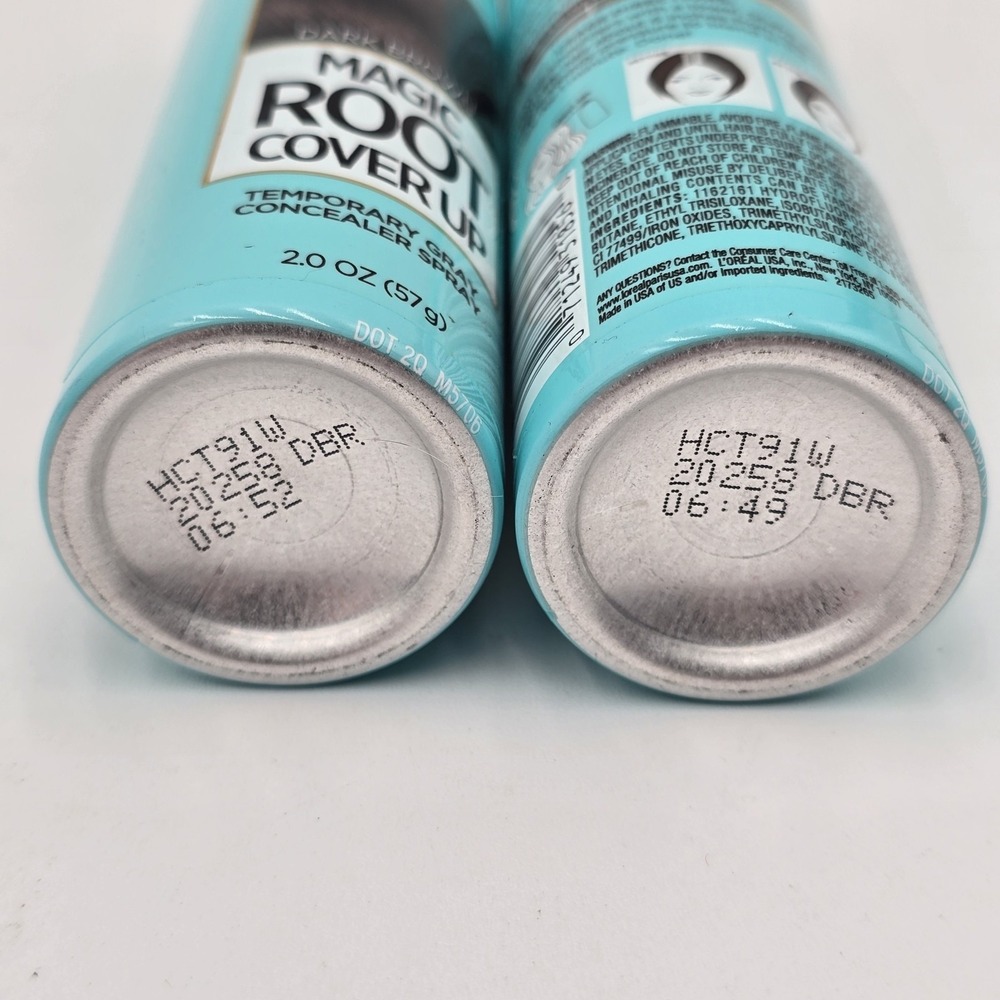 L'Oréal‎ Paris Magic Root Cover Up Gray Concealer Spray, Dark Brown, 2 oz 2 Pack - Picture 8 of 9